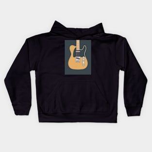 Butterscotch Blonde Telly Guitar Kids Hoodie